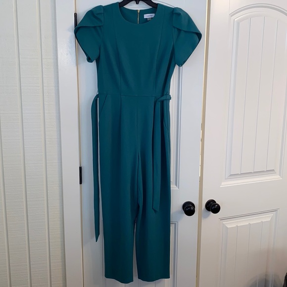 Calvin Klein Pants & Jumpsuits Emerald Green Calvin Klein Jumpsuit